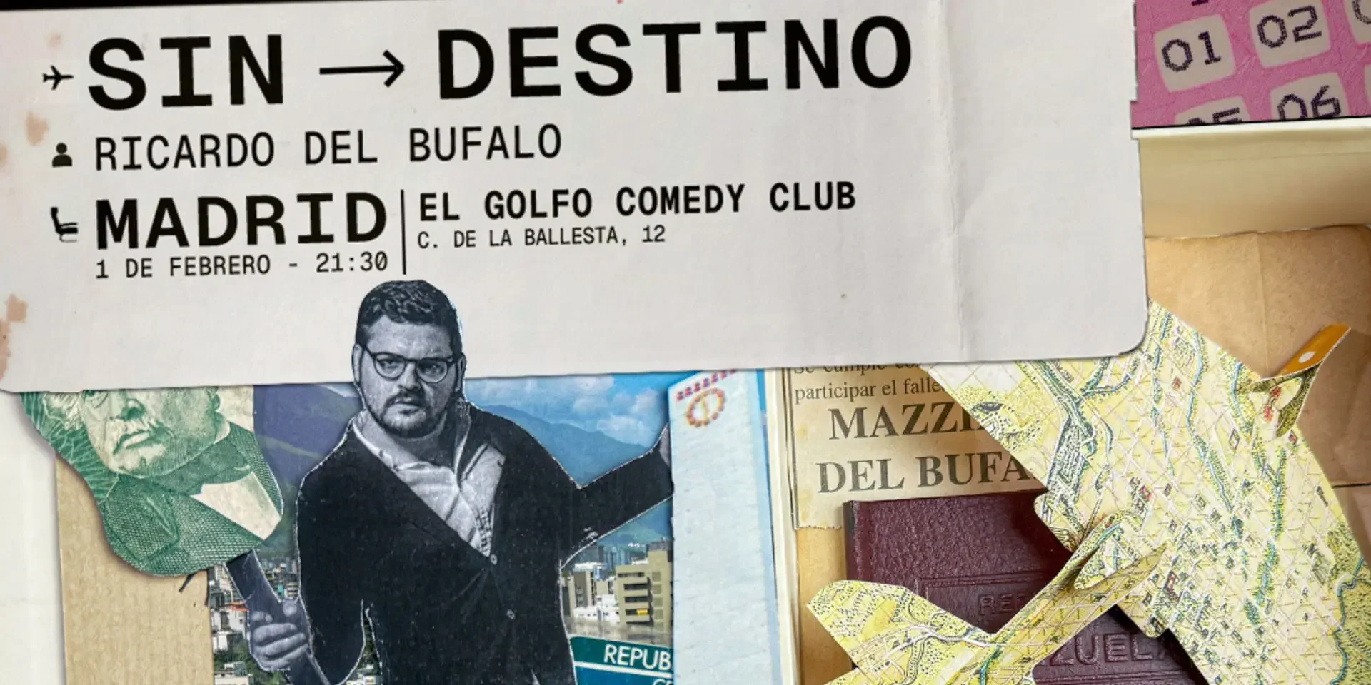 Ricardo del Búfalo : SIN DESTINO – domingo, 25 de octubre 17:00
